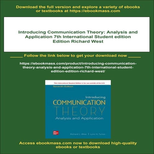 Introducing Communication Theory: Analysis and Application 7th International ...
