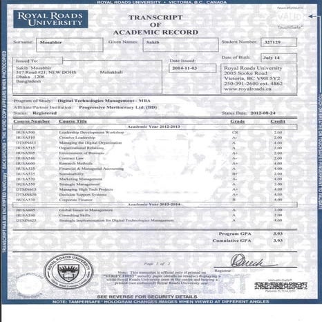 RRU, Transcript | PDF