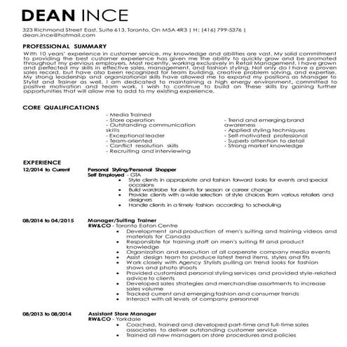 DEAN RUSUME 2015 | DOCX