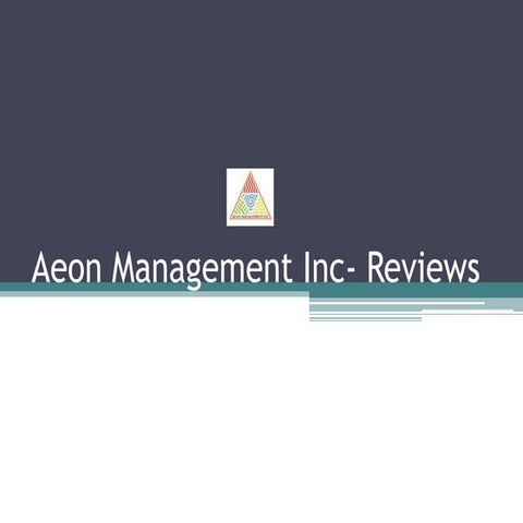 aeon management inc   chennai / Reviews