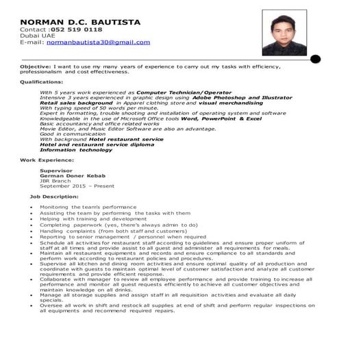MANOJ KUMAR RAI SHARMA CV | DOCX