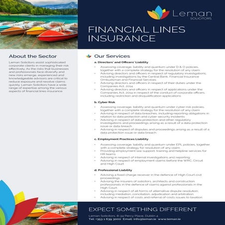 FINANCIAL LINES INSURANCE