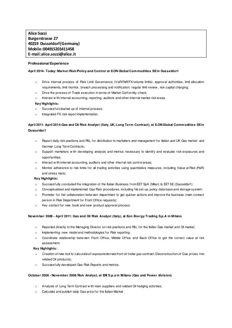 Alice Sozzi Cv