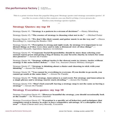 54 inspiring strategy quotes  