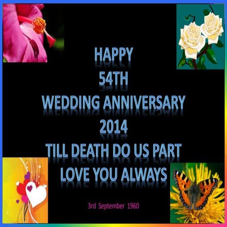54th wed ann mums 2014