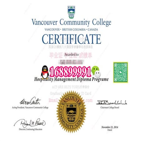 Langara College degree offer diploma Transcript | PDF