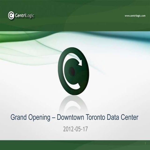 CentriLogic's Downtown Toronto Data Center Grand Opening