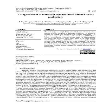 New microstrip patch antenna array design at 28 GHz millimeter-wave for ...