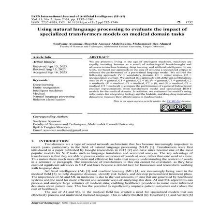 Using natural language processing to evaluate the impact of specialized trans...