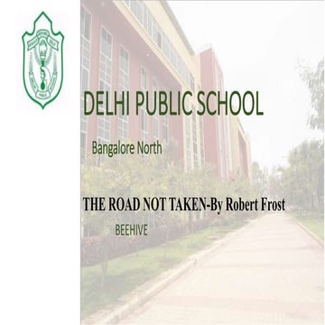 road not taken ppt | PPT
