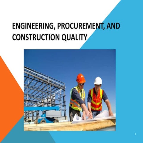 EPC Construction CQA Program