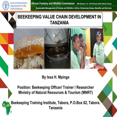 AFWC 20 BK VALUE CHAIN DEVELOPMENT IN TANZANIA _ISSA MPINGA | PDF