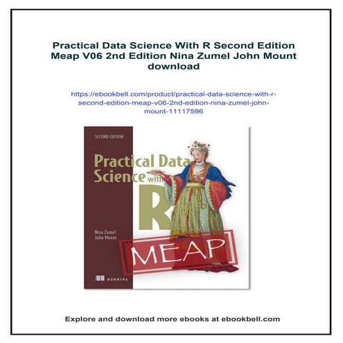 Practical Data Science With R Second Edition Meap V06 2nd Edition Nina ...