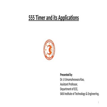 Comprehensive Overview of 555 Timer IC and Its Applications in ...