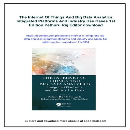 The Internet Of Things And Big Data Analytics Integrated Platforms And ...
