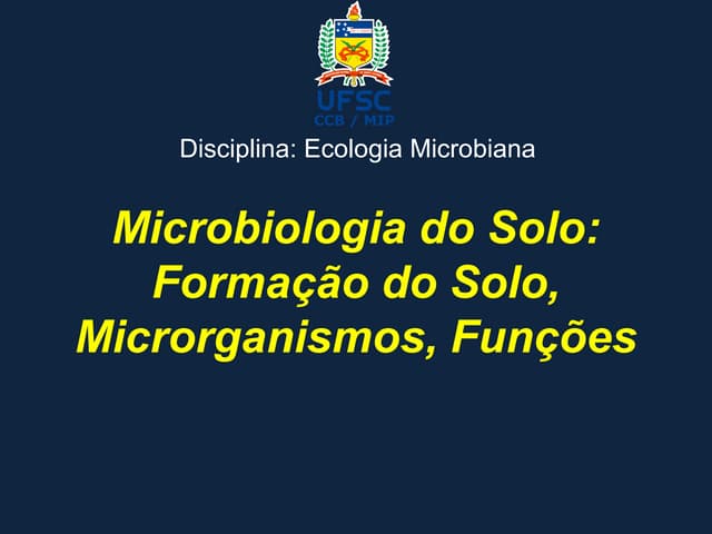  microrganismos do solo   formacao ...
