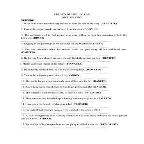Alcpt vocabulary sample test | DOCX