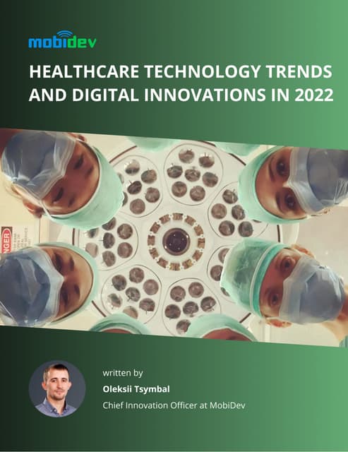Healthcare Technology Trends in 2024 - The Future | PDF