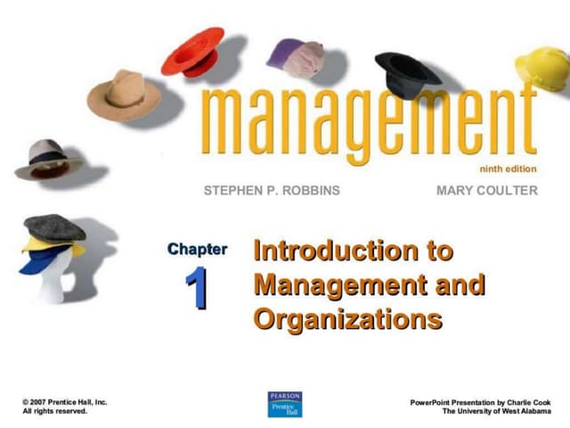  management by Mary Coulter & Robbins