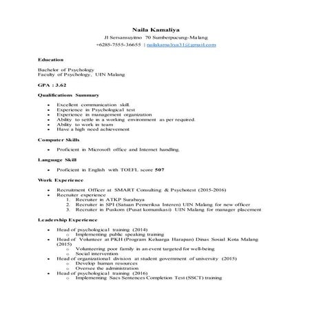 CV Naila Ahmed . | DOCX