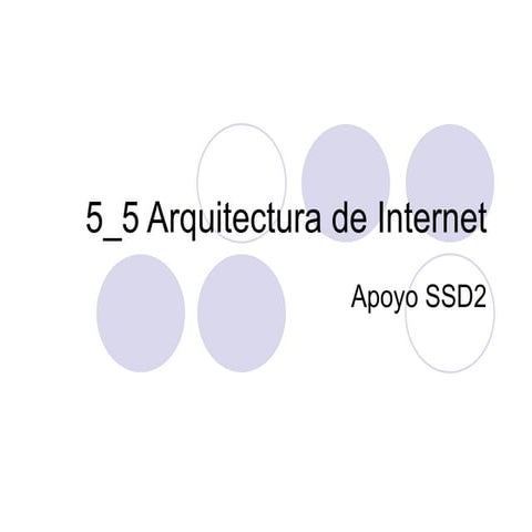 5 5 Arquitectura De Internet