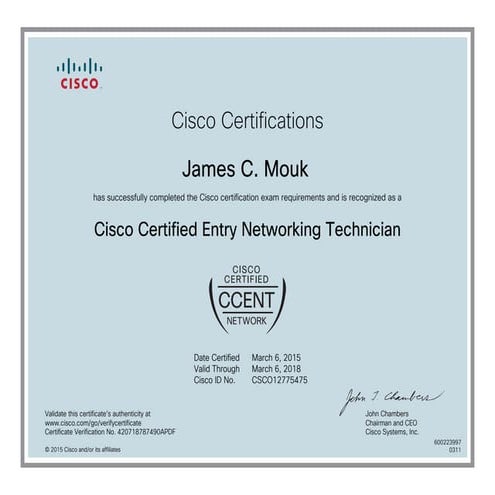 CCENT Certification