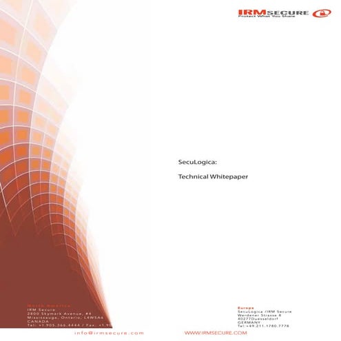 IRM Secure on SecuLogica Technical Whitepaper