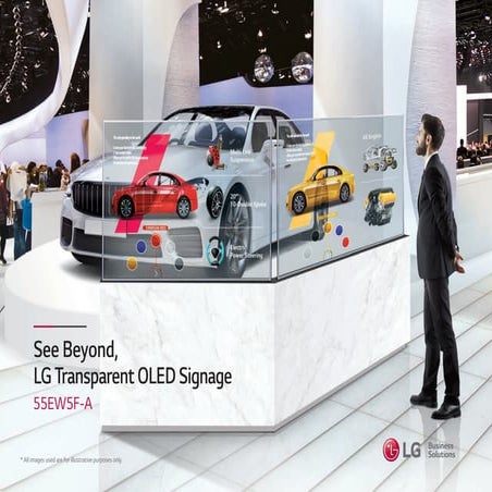 Transparent 55" OLED from LG