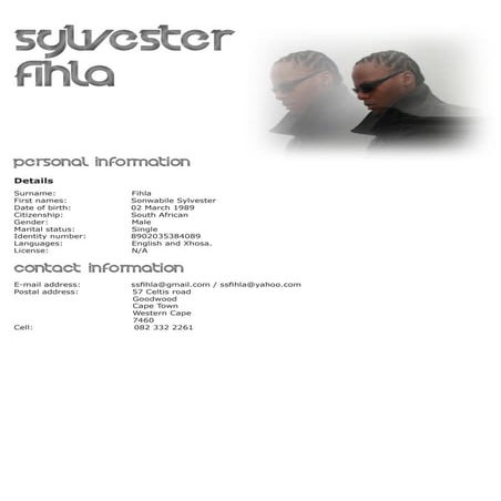 Sylvester_Curriculumn_Vitae_Lx55S