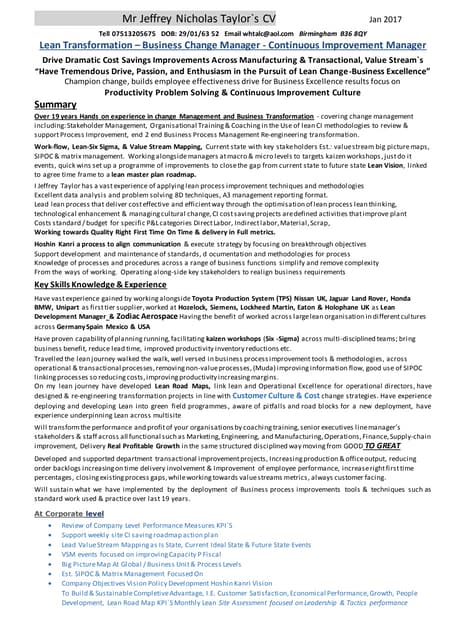 CV JAN 2017