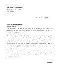 Lettre de motivation