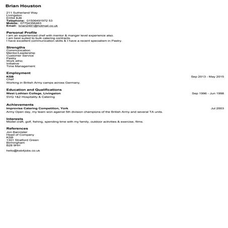 CVsnapshotBNH | PDF