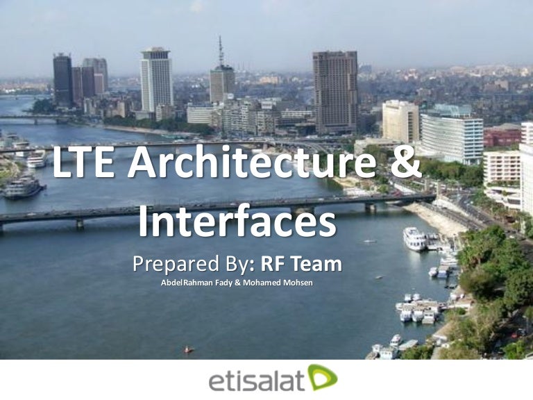 LTE Architecture and interfaces
