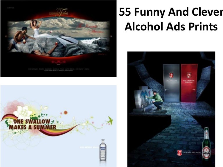 55 funny and clever alcohol ads prints