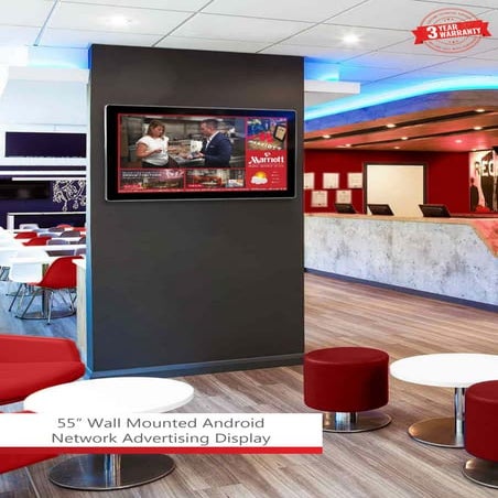 55 inch Android Network Advertising Display 