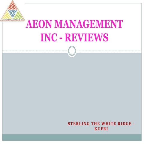 Aeon management velachery