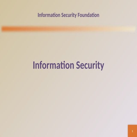 5,6-Information Security Foundation(C).pptx. | PPTX