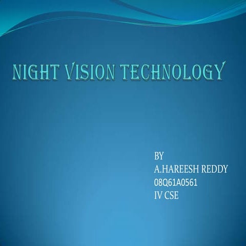 night vision technology