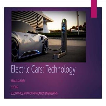 Electric cars and technology 
