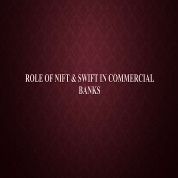 Nift and Swift