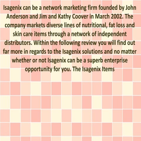 What Exactly Is Isagenix?