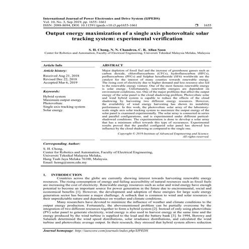 A Review Of Solar Energy | PDF