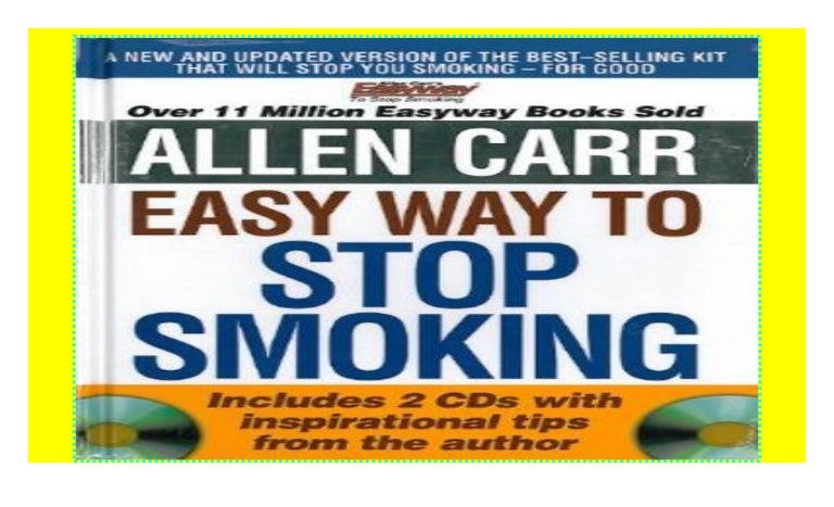 allen carr easy way to stop smoking audio