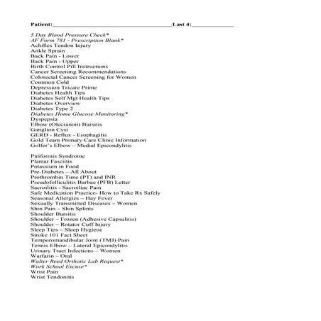 COMPASS Order Sets | DOC