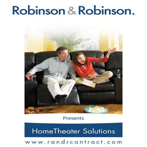 R& R Home Theater Marketing Presntation