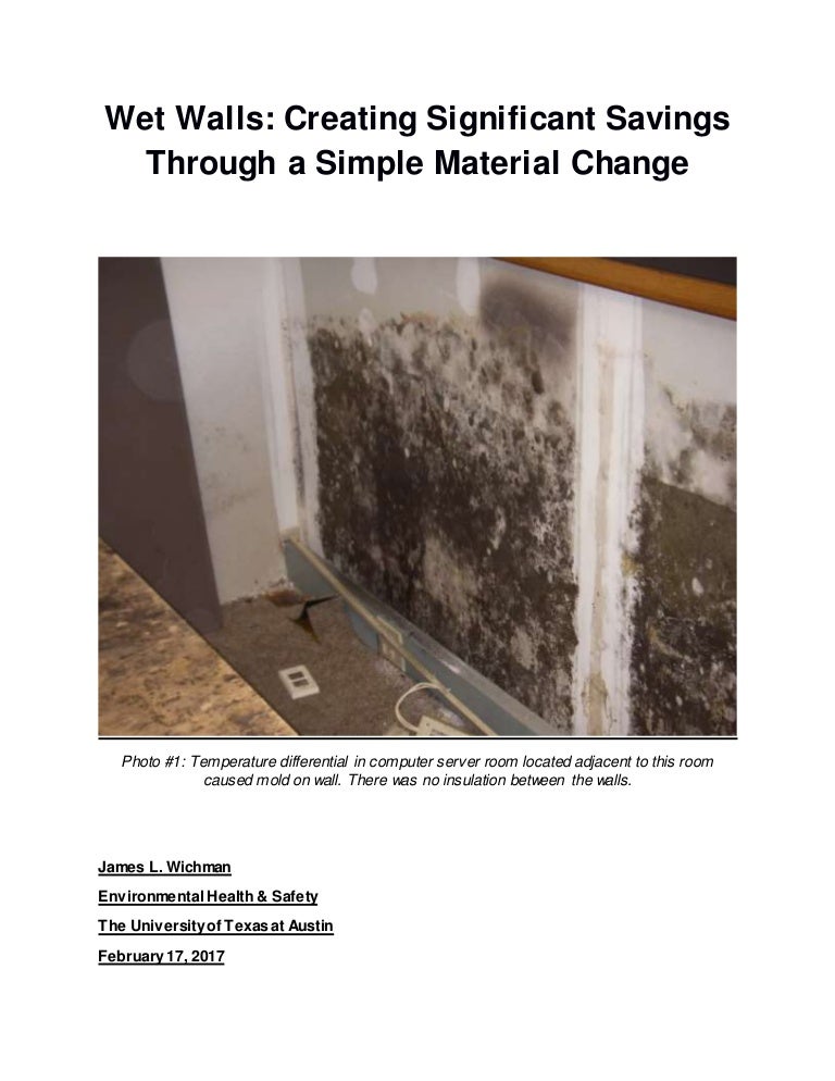 Wet WallsCreating Significant Savings