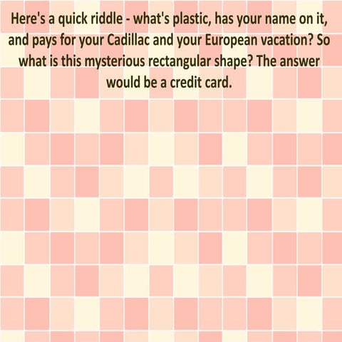 Do I Need That Credit Card?