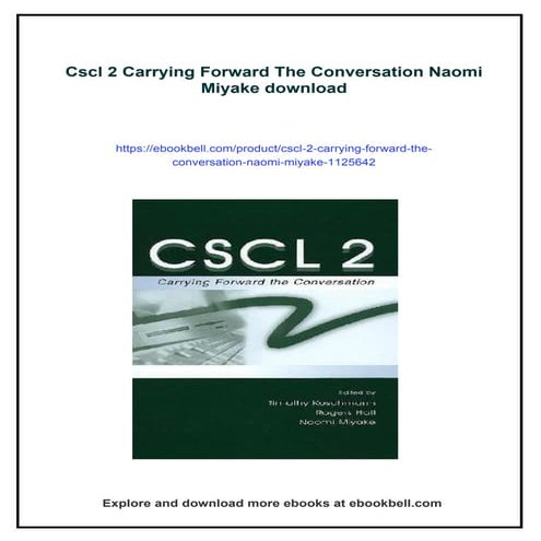 International Handbook of Computer Supported Collaborative Learning | PDF