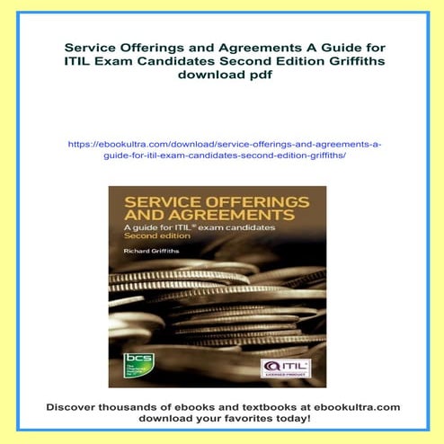 Service Offerings and Agreements A Guide for ITIL Exam Candidates Second Edit...
