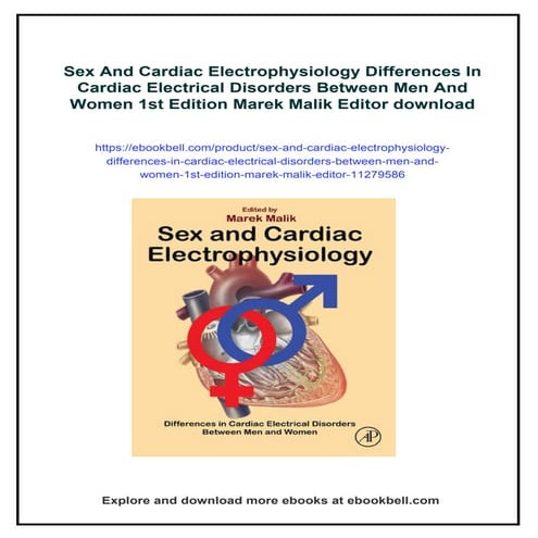 Sex And Cardiac Electrophysiology Differences In Cardiac Electrical ...